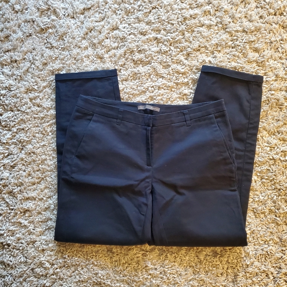 SMART SET | Cropped Navy  Blue Dress Pants (Size 8) - Picture 2 of 7